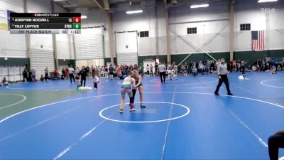 134-144 lbs 1st Place Match - Jordynn Boozell, Team Garcia vs Tilly Loftus, Bryan Youth Wrestling Club