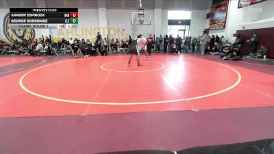 285 lbs Champ. Round 1 - Xander Espinoza, Banning vs George Rodriguez, Lakeside/Lake Elsinore