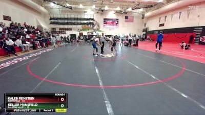 132 lbs Round 1 - Kaleb Feinstein, Northfield vs Keller Mansfield, Ralston Valley