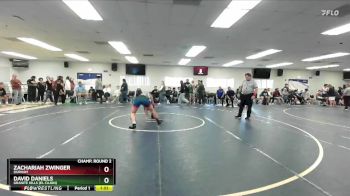 144 lbs Champ. Round 2 - Zachariah Zwinger, Durham vs David Daniels, Granite Hills (El Cajon)
