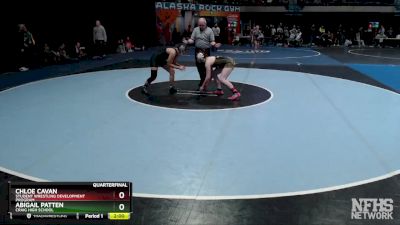 145G Quarterfinal - Chloe Cavan, Student Wrestling Development Program vs Abigail Patten, Craig High School