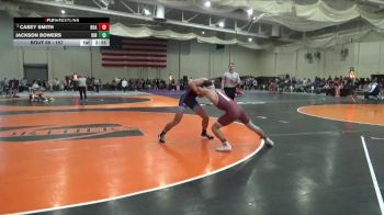157 lbs Champ. Round 2 - Casey Smith, Roanoke College vs Jackson Bowers, Hiram College