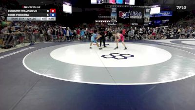 120 lbs Champ. Rd Of 256 - Benjamin Williamson, MI vs Eddie Figueroa, NJ