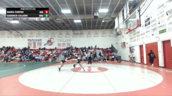 105 lbs Cons. Round 5 - Kadence Caladri, Mountan View vs Maria Cortez, Buhl