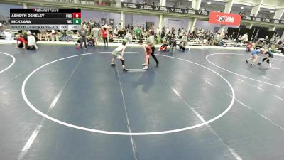 Junior Boys - 113 lbs Cons. Round 2 - Henry Bixler, Red Hawk Wrestling Academy vs Cash Christensen, Sanderson Wrestling Academy
