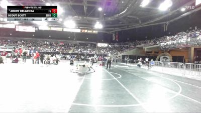 126 lbs Cons. Semi - Archy DeLaRosa, Forest Grove vs Scout Scott, Bonneville