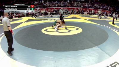 D1-175 lbs Quarterfinal - Tyrel Miller, St. Edward vs Matt Palmer, Grove City