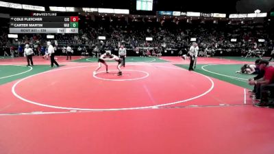 126 lbs Cons. Round 2 - Carter Martin, WAD1 vs Cole Fletcher, CJC2