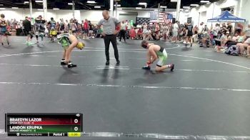 113 lbs Round 2 (6 Team) - Landon Krupka, Grease Monkey`s vs Braedyn Lazor, Spear Mat Club