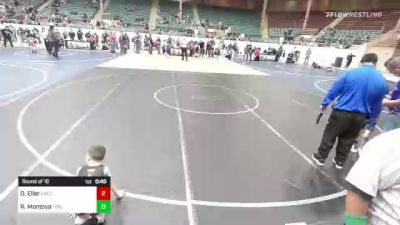 43 lbs Round Of 16 - Dylan Eller, Prescott Valley Youth vs Richard Montoya, Fort Lupton