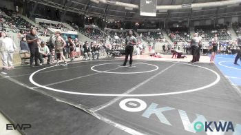 130 lbs Round Of 16 - Elliott Schmidt, Broken Arrow Wrestling Club vs Chance Dewey, Tulsa Blue T Panthers