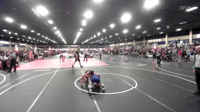 126 lbs Quarterfinal - Gael Delgado, Team Thunder vs Zachary Bates ...