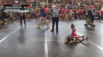 40 lbs Cons. Round 3 - Ronayah Robinson NE2, Kenmore Wrestling Club vs Theodore Kash NW3, Rogue Raiders