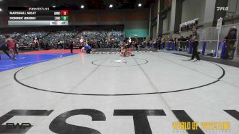 157 lbs Consi Of 16 #2 - Marshall Moat, Arctic Warriors Wrestling Club vs Dominic Jensen, Elite Force Wrestling Club