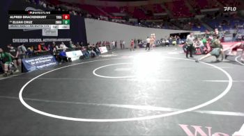4A Boys 175 lbs Cons. Round 2 - Elijah Cruz, Sweet Home Boys vs Alfred Brackenbury, The Dalles Boys