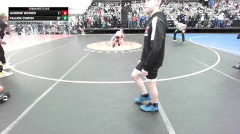 112 lbs Quarterfinal - Jasmine Weiner, Team Tugman vs Fallon Curtin, Frezzo's Fight Factory