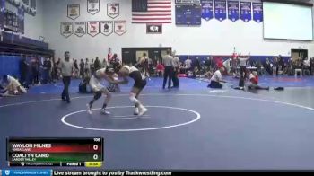 106 lbs Cons. Round 4 - Coaltyn Laird, Lander Valley vs Waylon Milnes, Wheatland