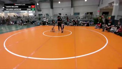 44 lbs Quarterfinal - Davis Bellene, Vici Wrestling Club vs Ricardo Arteche, El Paso Wildcats Wrestling Club