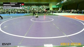 52 lbs Round Of 16 - Remington Lederer, Prescott Valley Bighorns vs Akitu Peyour, Turlock Wrestling