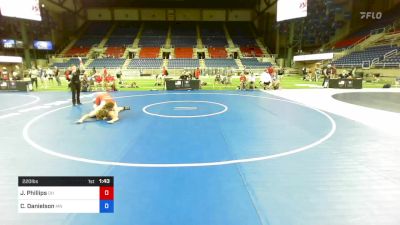 220 lbs Cons 8 #2 - Jackson Phillips, Ohio vs Clayton Danielson, Minnesota