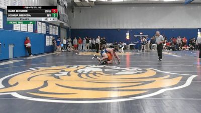 184 lbs Final - Gabe Monroe, Coast Guard vs Joshua Nieroda, Roger Williams