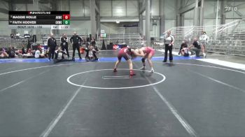 130 lbs Cons. Semi - Faith Hoover, Colby Kids Wrestling Club vs Maggie Holle, Atwood Kids Wrestling Club