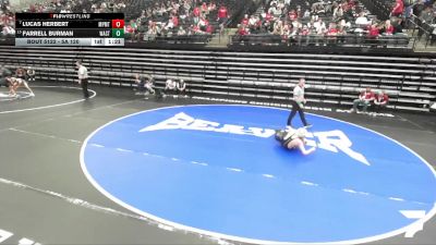 5A 120 lbs Quarterfinal - Lucas Herbert, Maple Mountain vs Farrell Burman, Wasatch