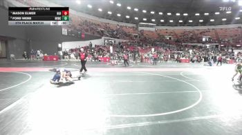 105 lbs 5th Place Match - Ford Webb, Nicolet Knights Wrestling Club vs Mason Elmer, Hudson