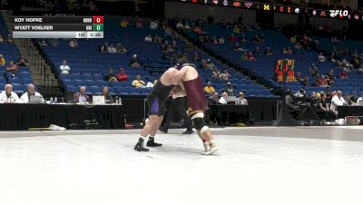 285 lbs 2nd Wrestleback (16 Team) - Koy Hopke, Minnesota vs Wyatt Voelker, Northern Iowa