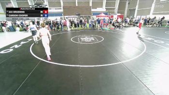 132 lbs Cons. Round 2 - JAX BRUENING, Patriot Wrestling vs Carson Cooper, Pleasant Grove/TUG