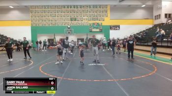 60/70 Round 1 - Gabby Paulk, Foundation Wrestling vs Jaxon Ballard, Storm