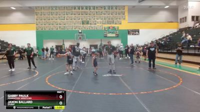 60/70 Round 1 - Gabby Paulk, Foundation Wrestling vs Jaxon Ballard, Storm