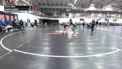 207 lbs Cons. Semi - Martha Hinneh, Southeast CC vs Haley Ward, Avila