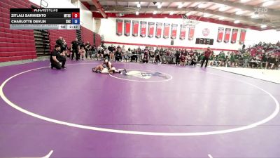 131 lbs Quarterfinals (8 Team) - Zitlali Sarmiento, Mt. San Antonio College vs Charlotte Devlin, Santa Rosa College