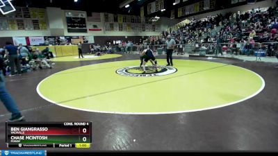 145 lbs Cons. Round 4 - Chase McIntosh, Poway vs Ben Giangrasso, Vacaville
