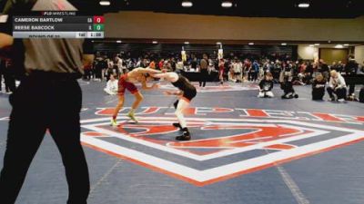 106 lbs Round Of 32 - Cameron Bartlow, CA vs Reese Babcock, IL