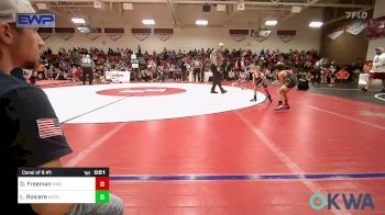 46 lbs Consi Of 8 #1 - Daxten Freeman, Keystone Wrestling Club vs Logan Rosiere, Keystone Kids