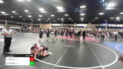 120 lbs Round Of 128 - Evan Simms, American Falls WC vs David Griffith, Orland Wrestling