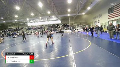 126 lbs Quarterfinal - Maddax Hacking, 4A - Uintah vs Logan Thurber, Sanderson Wrestling Academy