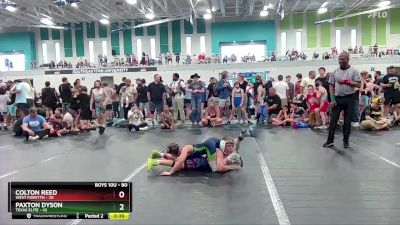 80 lbs Semifinal - Colton Reed, West Forsyth vs Paxton Dyson, Texas Elite