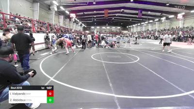 156 lbs Rr Rnd 2 - Isaiah Vialpando, Misfits vs Zaden Robidoux, Cedaredge Wrestling Club