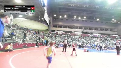 40 lbs Round 2 - Avery Booher, Honey Badger Wrestling Club vs Conor Callahan, Mountain View Stingers Wrestling