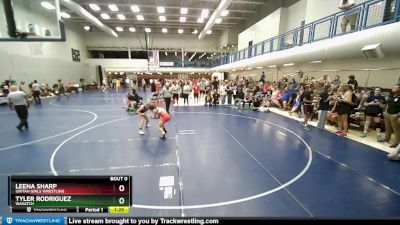 106 lbs Round 1 - Leena Sharp, Uintah Girls Wrestling vs Tyler Rodriguez, Wasatch