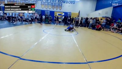 113 lbs Champ Round 1 (16 Team) - Benito Barnhart, Alpha Dogs vs Chase Wolgamuth, Alpha WC