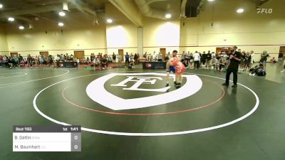 100 kg Cons 8 #2 - Brennan Gatlin, Spanish Springs Wrestling Club vs Michael Baumhart, Illinois