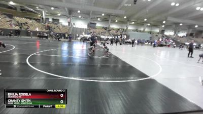 58 lbs Cons. Round 2 - Emilia Rodela, Iron Knights vs Chaney Smith, Arab Youth Wrestling