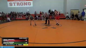 170 lbs Champ. Round 1 - Collin Hoskins, Center Point-Urbana vs Jesse Cornwell, Maquoketa