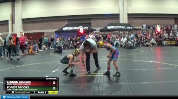 65 lbs Semifinal - Forest Brooks, Contenders Wrestling Academy vs Lennon Jaggers, Delta Wrestling Club Inc.