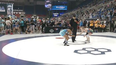 110 lbs Cons. Rd Of 64 - Margaret Barrett, Wisconsin vs Dakota Harris, Oklahoma
