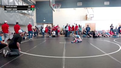 49 lbs Cons. Semis - Waylon Reid, East Idaho Elite Wrestling Club vs Tommy Gunn, Bear Lake Wrestling Club